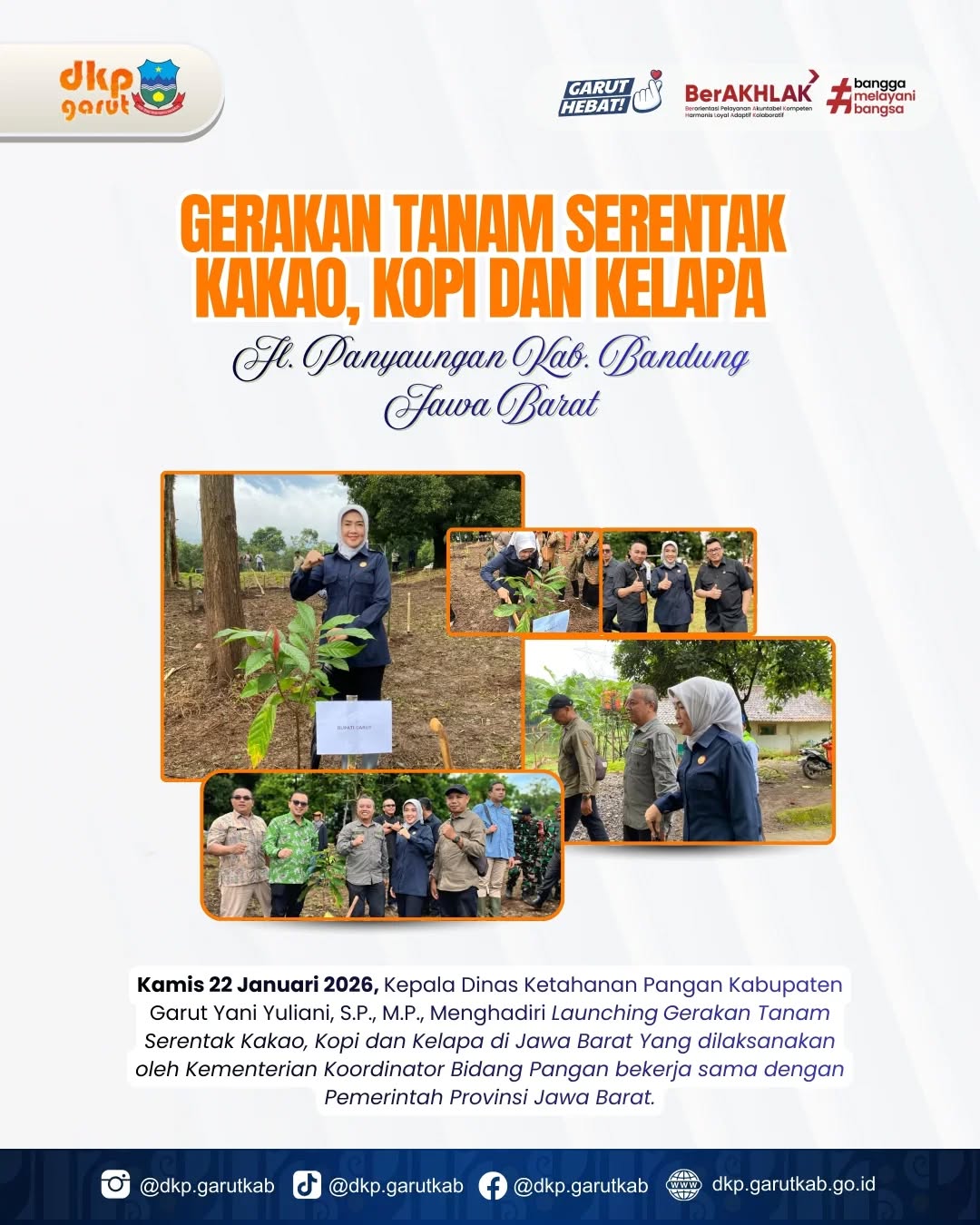 Gerakan Tanam Serentak Kakao, Kopi dan Kelapa