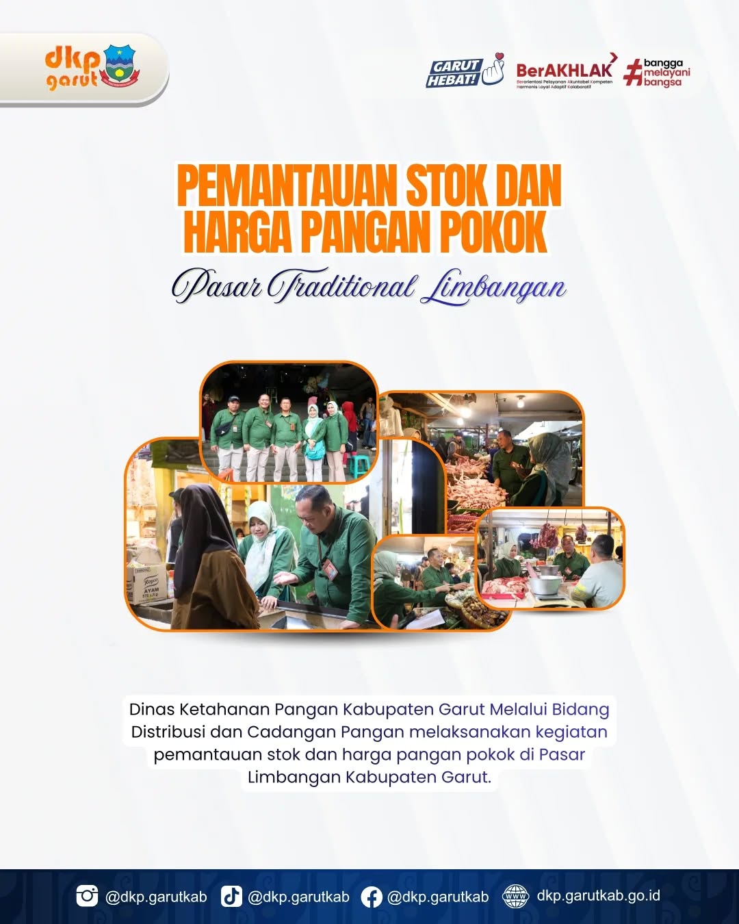 Pemantauan Stok dan Harga Pangan Pokok Pasar Tradisional Limbangan